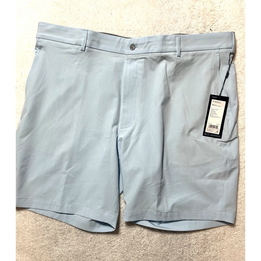 Walter Hagen P11 Texture Shorts Men's 42 Blue Polyester Blend (B9)